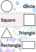 Basic shapes poster